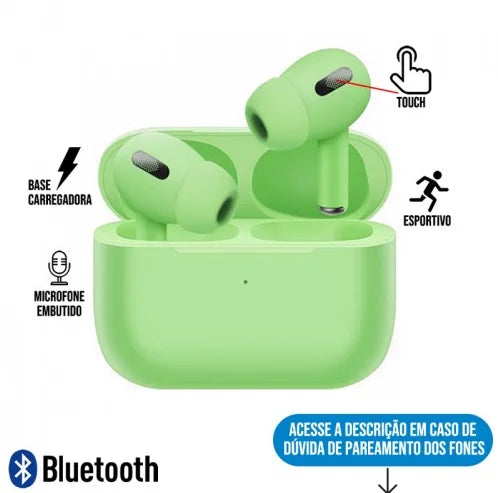 Fone de Ouvido 2024 Air Pro 4 TWS  Bluetooth Earphone