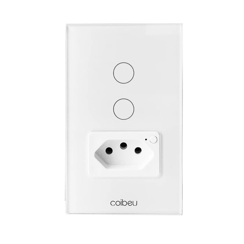 Interruptor Inteligente com Alexa, WiFi smart switch app fio neutro Google Home 110V 220V smart switch